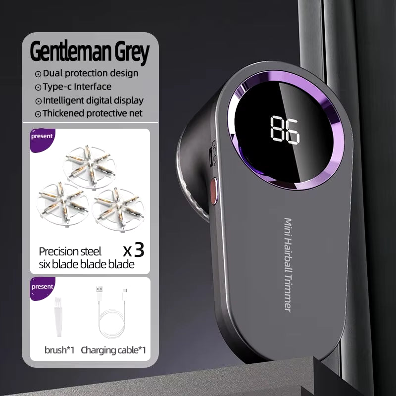 Lint Remover USB Charging Electric Pellet Machine Hair Ball Lint Trimmer Portable Electric Clothes Lint Machine High-Speed Moto