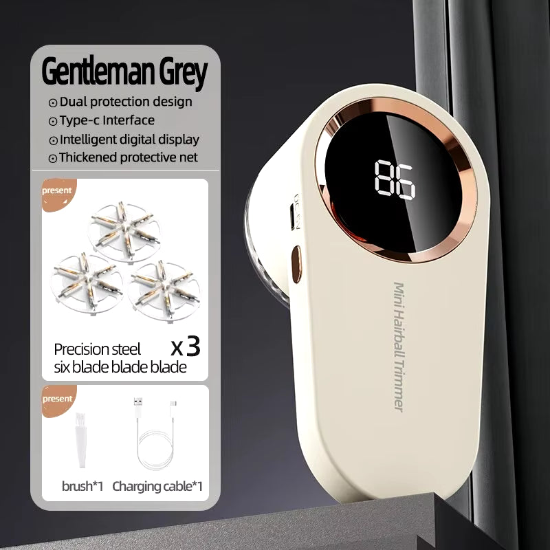 Lint Remover USB Charging Electric Pellet Machine Hair Ball Lint Trimmer Portable Electric Clothes Lint Machine High-Speed Moto