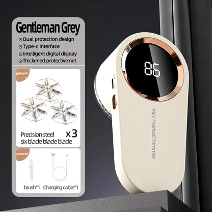 Lint Remover USB Charging Electric Pellet Machine Hair Ball Lint Trimmer Portable Electric Clothes Lint Machine High-Speed Moto