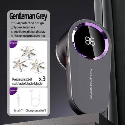 Lint Remover USB Charging Electric Pellet Machine Hair Ball Lint Trimmer Portable Electric Clothes Lint Machine High-Speed Moto